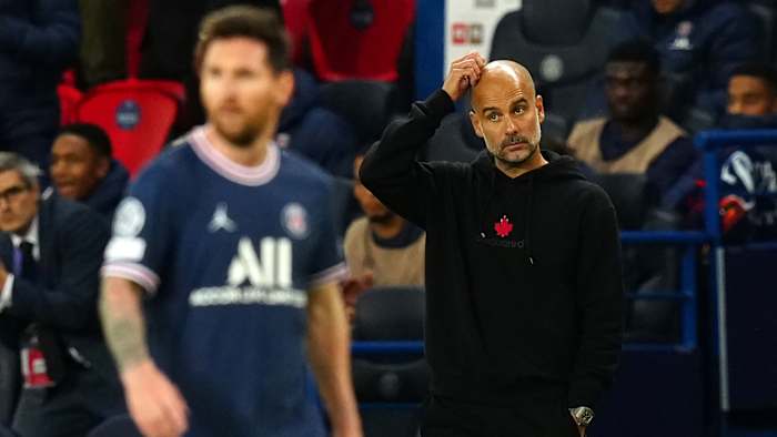 Pep Guardiola and Man City fall to Messi's PSG
